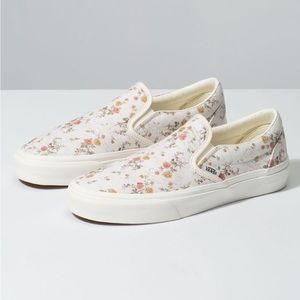 VANS Vintage Slip-On “Floral & Marshmallow” Shoes
